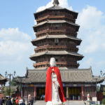 Build in 1056, the Sakyamuni Pagoda of the Fogong Temple is the oldest existing fully wooden pagoda still standing in China.
