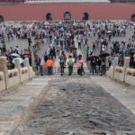 This massive stone was transported from the quarry 36 km, (22 miles), away by sprinkling water on the road to make an “ice road”. It was then pulled and slid all the way to the palace where it was