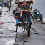 Though we preferred to walk, bicycle taxis were an alternative way to stroll along the Siheyuans.