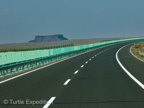 Our last super highway in China was rather monotonous.