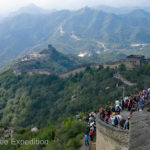 We were definitely not alone on this visit to the Great Wall of China.