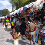 Plenty of tourist souvenir stands for the hordes of tourists.