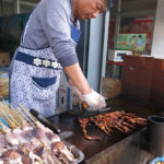 Grilled squid seemed to be popular that day.