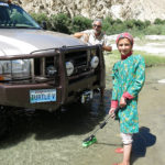 We were shocked when this young 11-year-old girl waded out into the creek and took the brush from my hands with a look that clearly said “I don’t know who are but I’m going to help.”