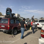 How to get to Khorog from Dushanbe if the planes are grounded? Load your gear on top of a Toyota Land Cruiser taxi and hang on for an exciting and tiring 14-19 hour ride.