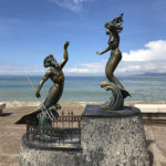 Another intriguing bronze sculpture along the Malecón.