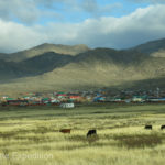 Bayanhongor was the first town of any size we came across.