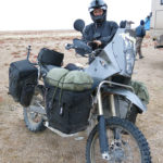 Olec was a Moscovite overland adventurer coming from Kazakhstan. His well-prepared bike showed his experience.