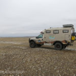 It wasn’t even dark yet, but we stopped just to enjoy the view of the unfenced grassland.