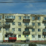 These old Russian apartments were a sign of the Soviet influence on Mongolia.