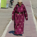 Sidewalks were a modern convenience in this little village.