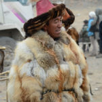 Some of the men wore beautiful fox, rabbit or wolf skin coats, a testimony to their and their eagle’s skill in hunting.