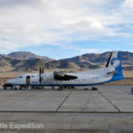 We took the next Aero Mongolia flight to Ulaanbaatar. We needed an address there to have the Hellwig parts shipped to. There was no “will call” in Ulaanbaatar.