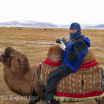 After ten minutes, Gary had to get off the camel. With no saddle, his voice was starting to change!