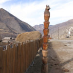 We do not know what this Altai “totem pole” represents. Maybe it’s just a hitching post.