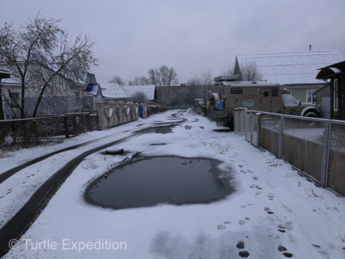 Arriving in Rubtsovsk, there was no doubt that winter had arrived. Almost always below freezing.