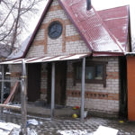 Here is Losha's famous wood heated Banya (sauna) in his backyard.