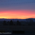 Wild camping near Lake Baikal we were treated to a Siberian Sunset.