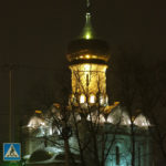 This is one of several beautiful Russian Orthodox churches in Khabarovsk.