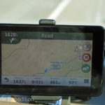 The map on our Garmin GPS told us the road was not always arrow straight.