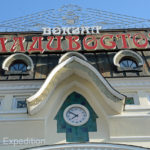 The painstakingly restored Vladivostok train station was built in 1891.
