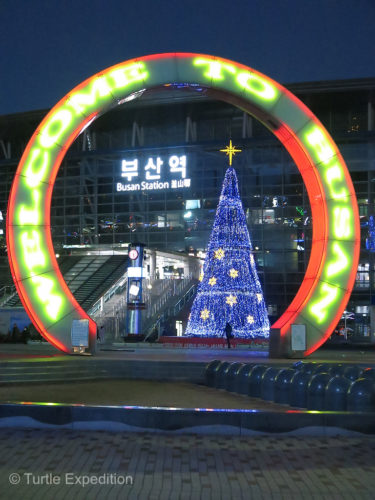 It's Christmas time in South Korea. 