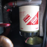 A Racor fuel filter/water separator/fuel pre-heater with a clear bowl to allow inspection for dirt or water in the fuel before it even reaches the Airtex fuel pump.