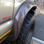 The bigger tires needed fender flares to allow room for suspension travel and mud and snow chains.