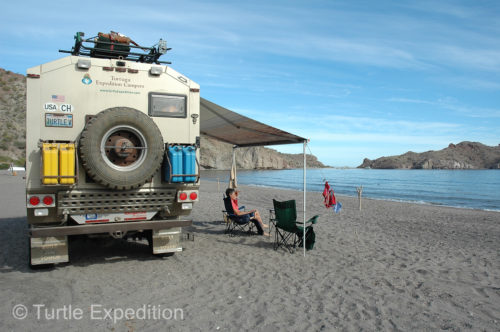 Our weeklong camp on the Sea of Cortez was idyllic. No we’re not telling exactly where it was.