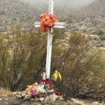 Little crosses along the road reminded us of those who were less fortunate.