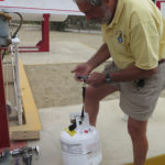 The only accurate way to see how much propane is in your tank is to weigh it.