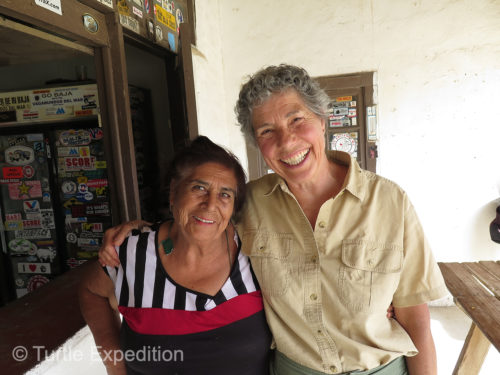 On our way south we stopped at the old Rancho Santa Inez, a historic watering hole before the highway was paved. Señora Matilde is always pleased to see us.