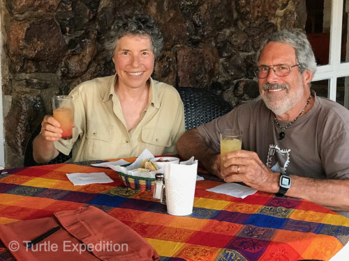 Hotel Serenidad outside the quaint town of Mulegé was a must. It was here that Monika and I first met in 1977.