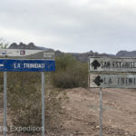 There were actually signs to La Trinidad, but we had been looking for a different ranch near there.