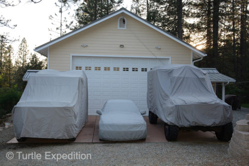 Some of our most valuable possessions are protected from the weather when they are not in the garage.