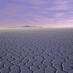 These salt flats cover over 10,000 square kilometers and contain about 10 billion tons of salt.