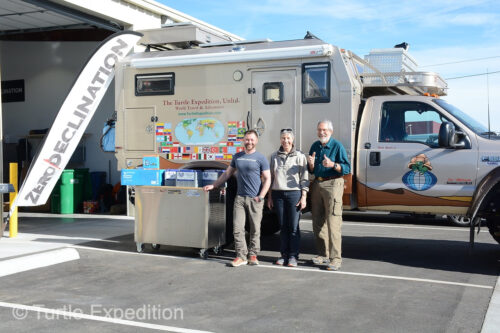 After the expert installation at Zero Declination in Reno, NV, we posed with owner KP Pawley for a memory snapshot.