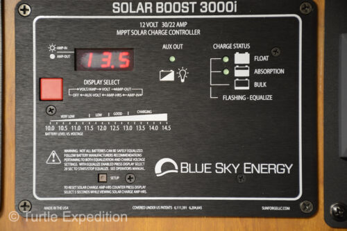 A new Blue Sky 3000i Solar Boost controller was installed.
